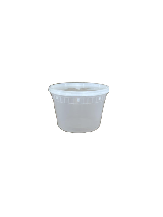 16oz Soup Container & Lid - 250ct