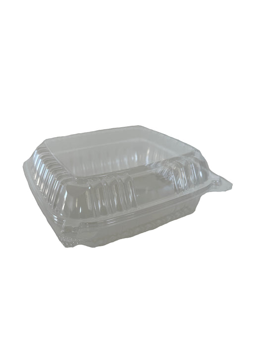 8"x8" Clear Hinged Container - 200ct