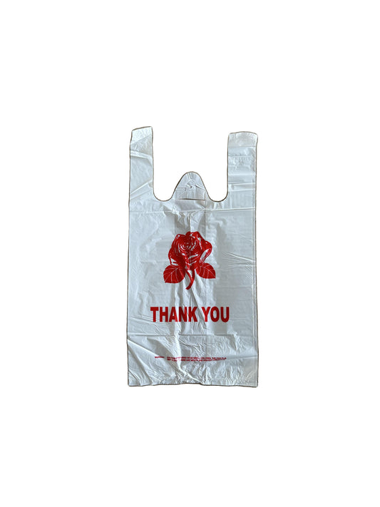 Small HDPE T-Shirt Bag 8+6X16 - 8lbs