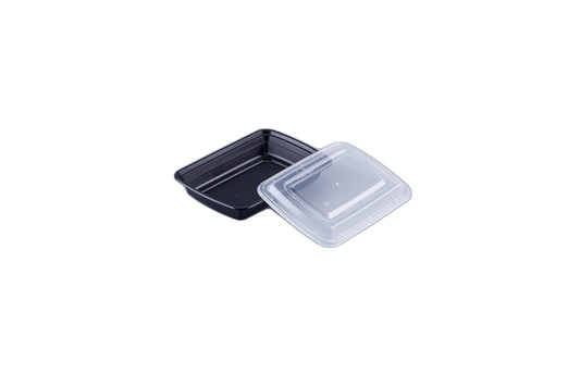 16oz Rectangular Container & Lid - 150ct