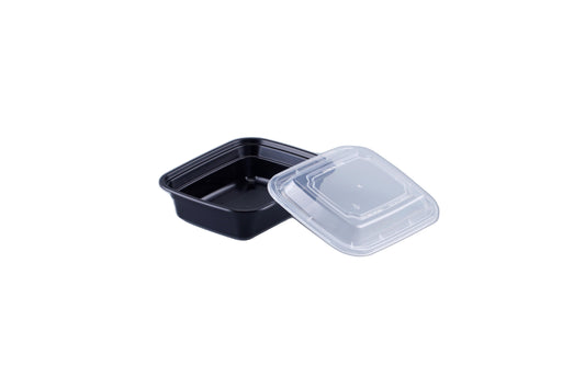 12oz Rectangular Container & Lid - 150ct